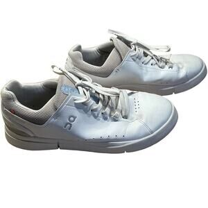 ON Men's The Roger Advantage Sneakers Size 10 White Good Used Condition